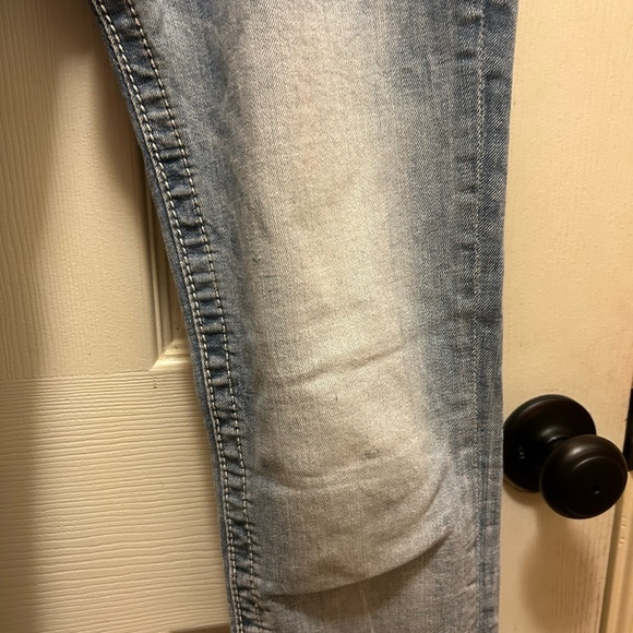 Miss Me Embellished Ankle Signature Cuffed Skinny Jeans Sz 27 - Picture 8 of 13